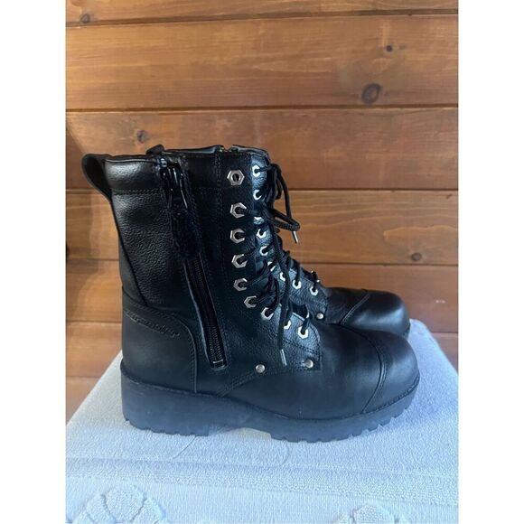 Tourmaster Coaster WP Mens Road Boots Black Sz 8.5 NIB - Picture 2 of 9